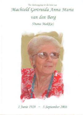 BERG-VAN-DEN-Machteld-Gertruida-Anna-Maria-1929-2008-F