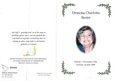BESTER-Demona-Charlotta-Nn-Mona-1924-2008-F