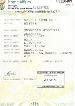 BESTER-Francois-Nicolaas-Johannes-1952-2016-M
