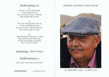 BUYS-Petrus-Jacobus-Nn-Peet-1953-2012-M