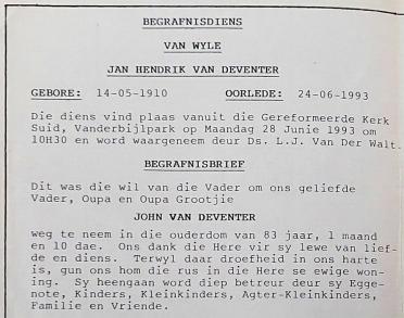 DEVENTER-VAN-Jan-Hendrik-Nn-John-1910-1993-M