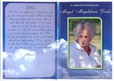 DICKS-Magel-Magdelena-Nn-Lilly-1939-2014-F