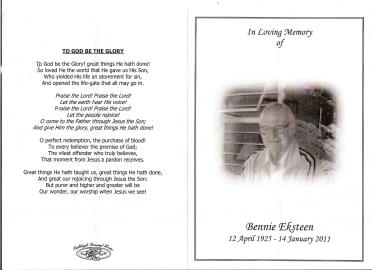 EKSTEEN-Bennie-1925-2011-M