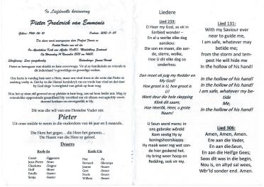 EMMENIS-VAN-Pieter-Frederick-Nn-Pieter-1966-2012-M-1