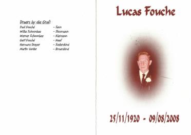 FOUCHÉ-Lucas-Gerhardus-Cornelius-Nn-Lucas-1920-2008-M