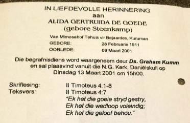 GOEDE-DE-Alida-Gertruida-nee-Steenkamp-1911-2001-F_99