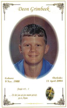 GRIMBEEK-Deon-1988-2004-M