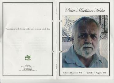 HERBST-Pieter-Marthinus-Nn-Piet-1946-2018-M