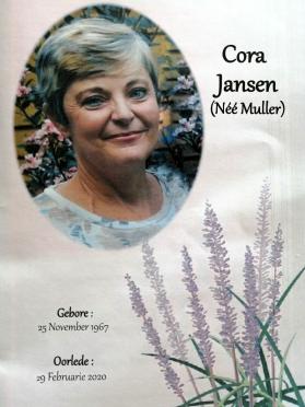 JANSEN-Cora-nee-Muller-1967-2020-F