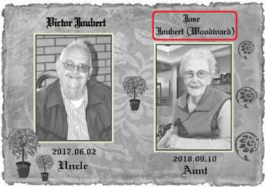 JOUBERT-Jose-nee-Woodward-0000-2018-Aunt-F