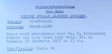 JOUBERT-Pieter-Schalk-Jacobus-1911-1985-M