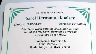 KAALSEN-Sarel-Hermanus-Nn-Sarel-1937-2010-M_198