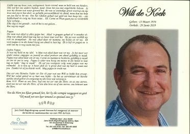 KOCK-DE-William-Henry-Fred-Nn-Will-1976-2019-M