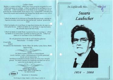 LAUBSCHER-Susara-Margeritha-Nn-Susara-1924-2008-F