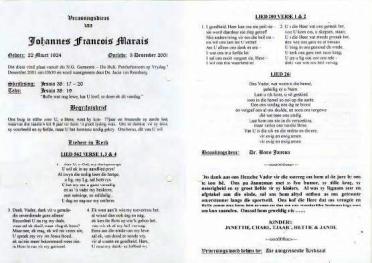 MARAIS-Johannes-Francois-1924-2001-M