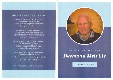 MELVILLE-Desmond-1936-2021-M-101