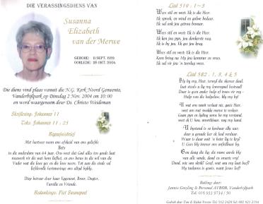 MERWE-VAN-DER-Susanna-Elizabeth-Nn-Bets-1939-2004-F