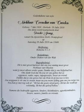 ONSELEN-VAN-Nicklaas-Cornelius-Nn-Nicklaas-1939-2018-M