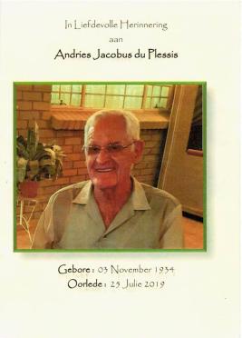 PLESSIS-DU-Andries-Jacobus-Nn-Dries-1934-2019-M-01