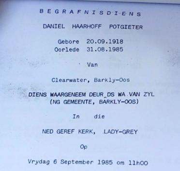 POTGIETER-Daniel-Haarhoff-1918-1985-M