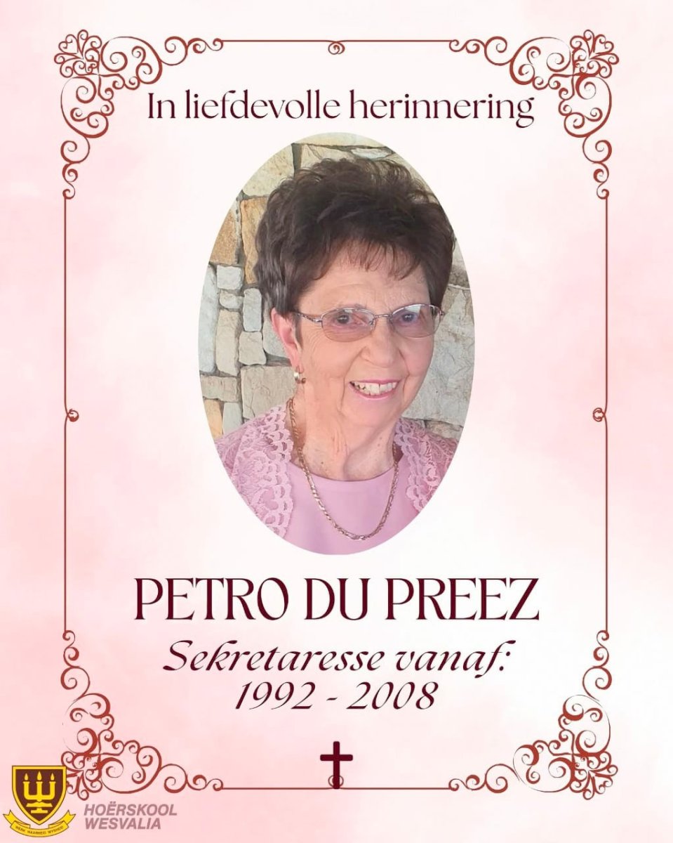 PREEZ-DU-Petro-UnkDate- 2026-HoërskoolWesvalia.Sekretaresse-F-01