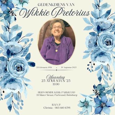 PRETORIUS-Wilhelmina-Jacoba-Nn-Wikkie.Sattie-1938-2025-F-101