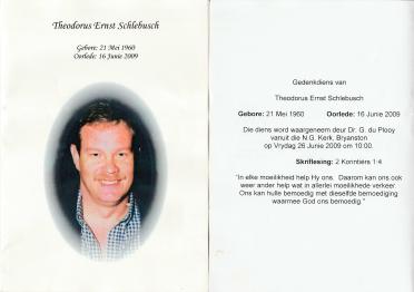 SCHLEBUSCH-Theodorus-Ernst-1960-2009-M