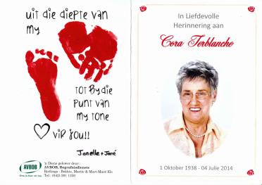 TERBLANCHE-Cora-1938-2014-F