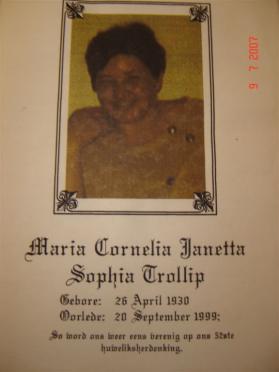 TROLLIP-Maria-Cornelia-Janetta-Sophia-1930-1999-F