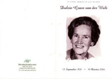 WALT-VAN-DER-Dulcie-Grace-Nn-Dulcie-1920-2006-GGSA.NoordWesVersameling-F