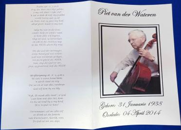 WATEREN-VAN-DER-Piet-1938-2014-M