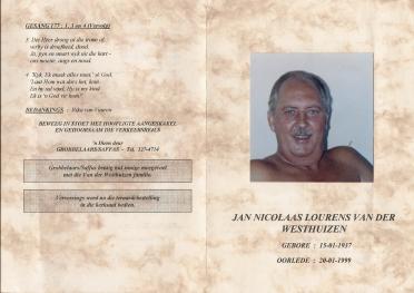 WESTHUIZEN-VAN-DER-Jan-Nicolaas-Lourens-Nn-Jan-1937-1999-M